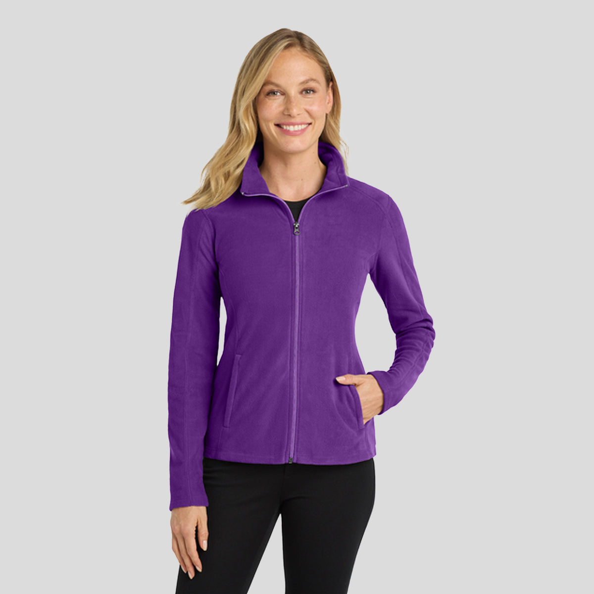 Women's Microfleece Jacket | Amethyst Purple