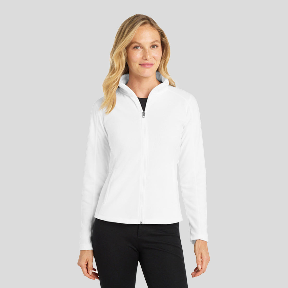 Women's Microfleece Jacket | White