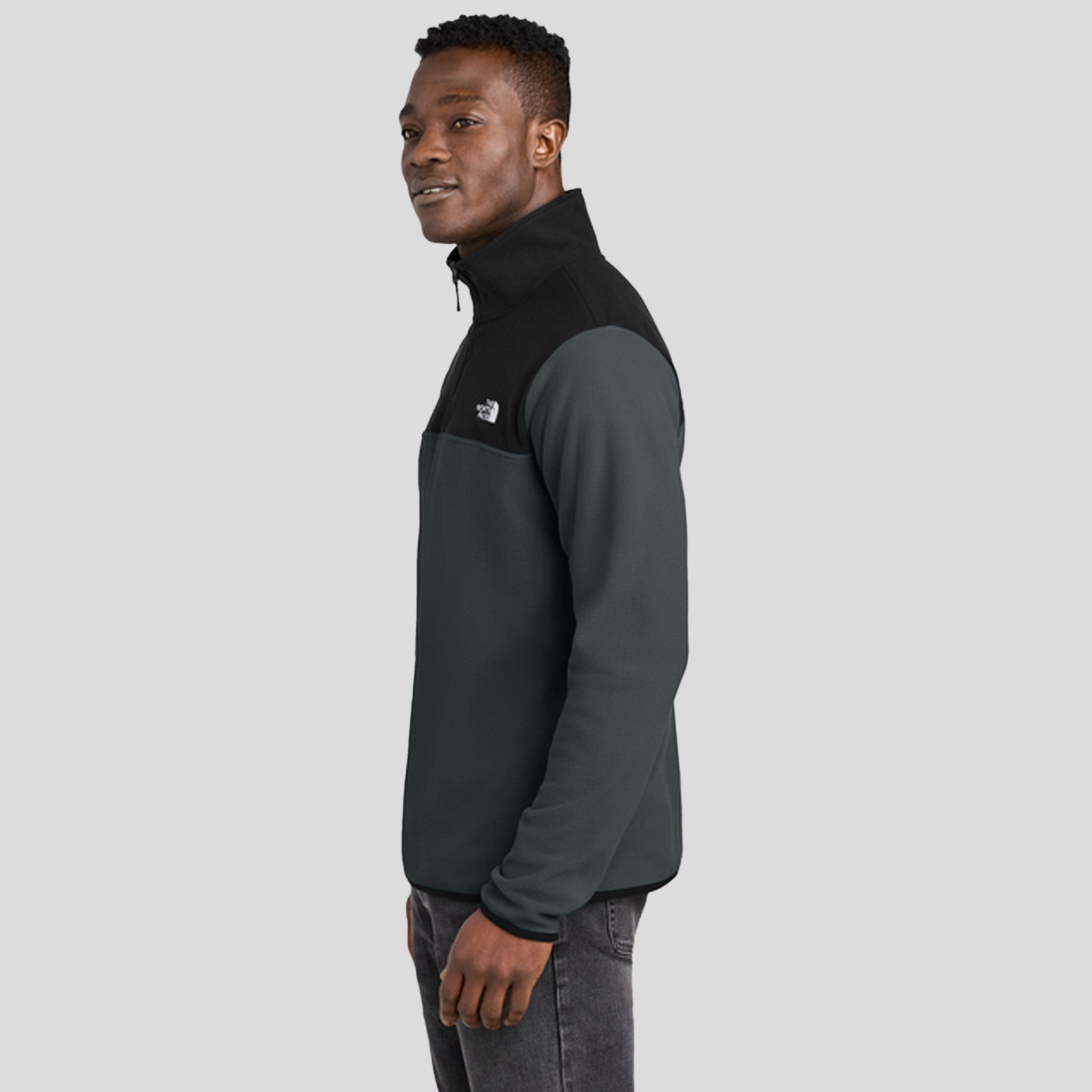 Glacier 1/4-Zip Fleece | Asphalt Grey/TNF Black
