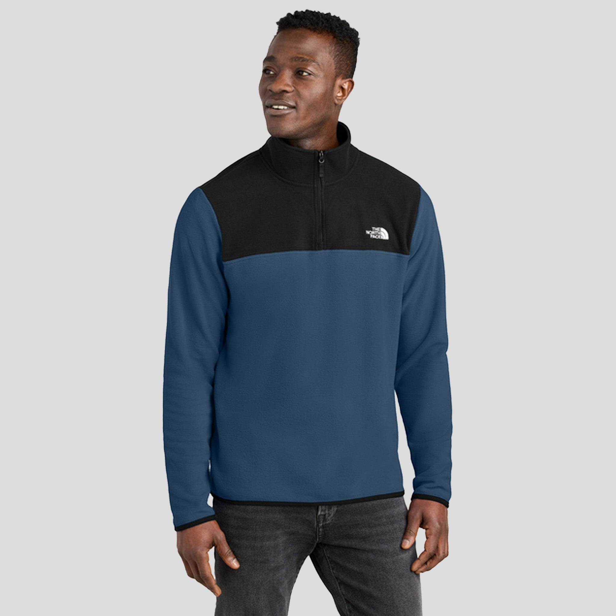 Glacier 1/4-Zip Fleece | Shady Blue/TNF Black