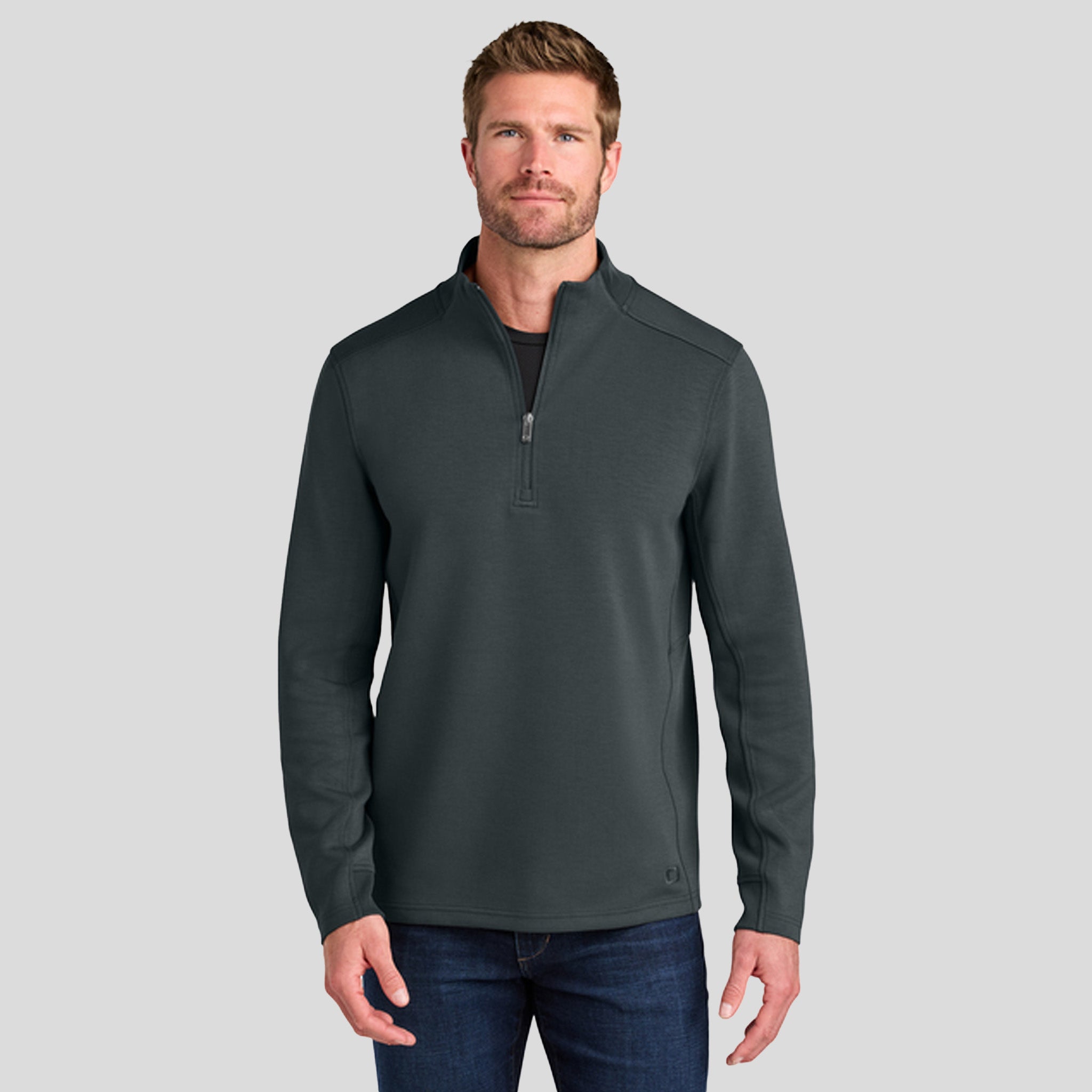 Transcend 1/4-Zip | Tarmac Grey