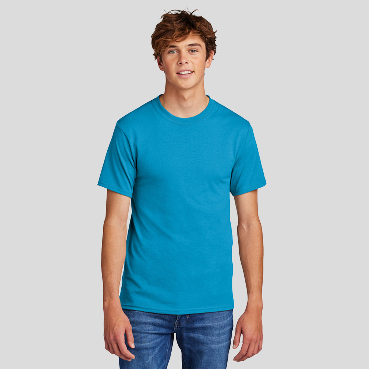 Core Blend Tee | Neon Blue