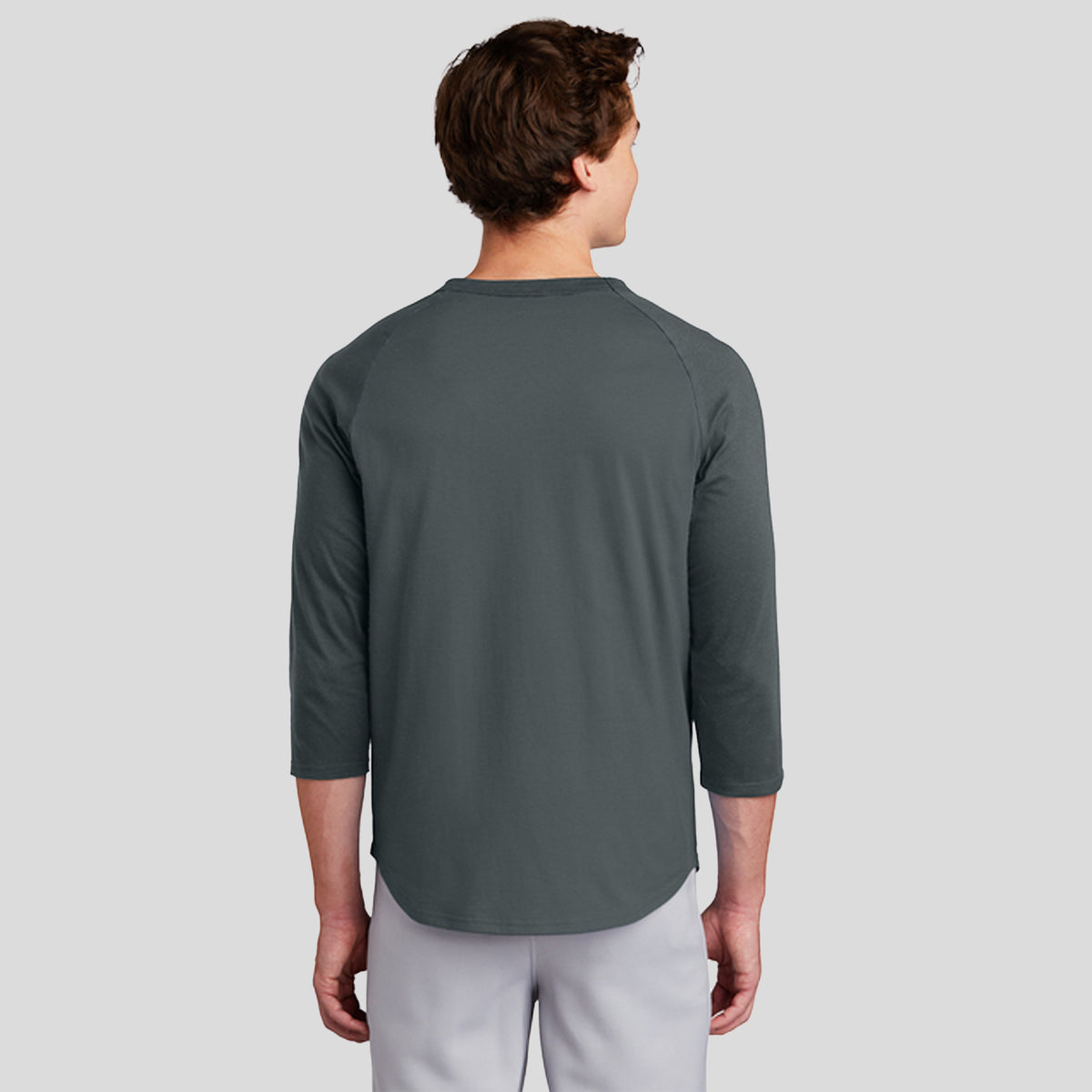 Colorblock Raglan Jersey | Iron Grey