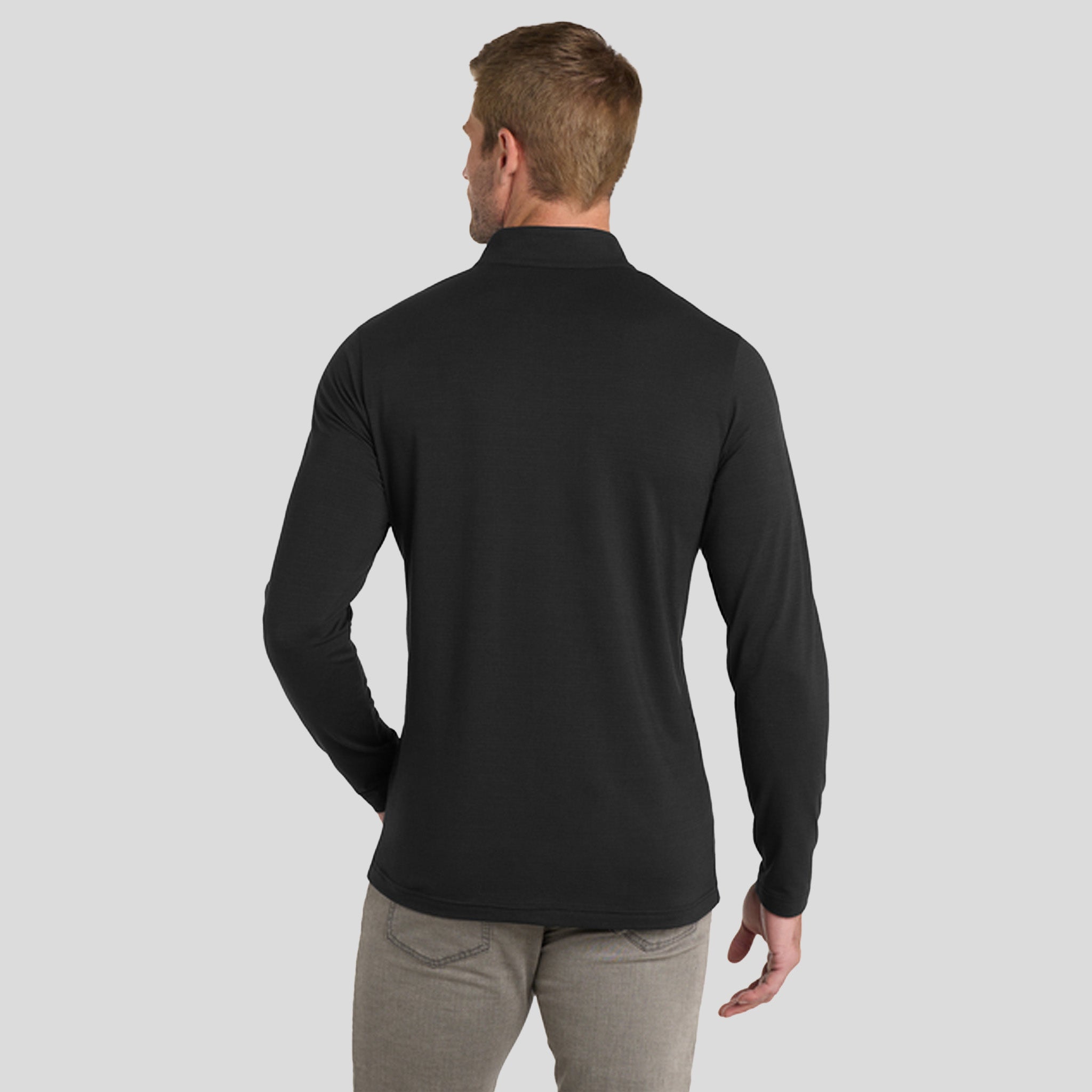 Crestview 1/4-Zip | Black