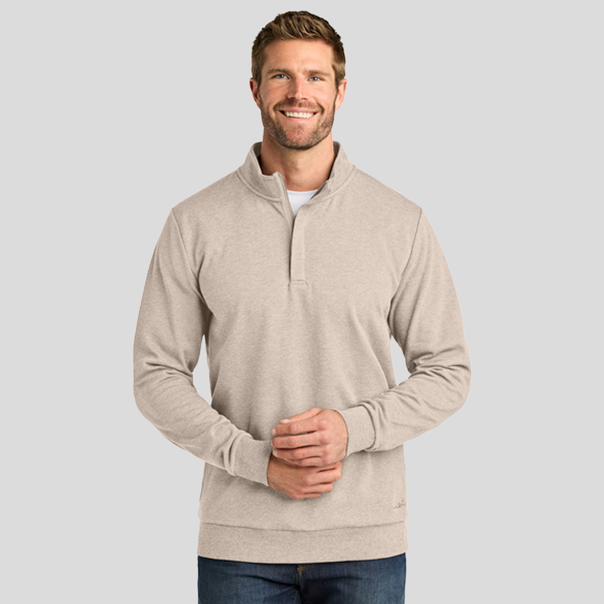Men's Ocean Villa 1/4-Zip | Natural Heather