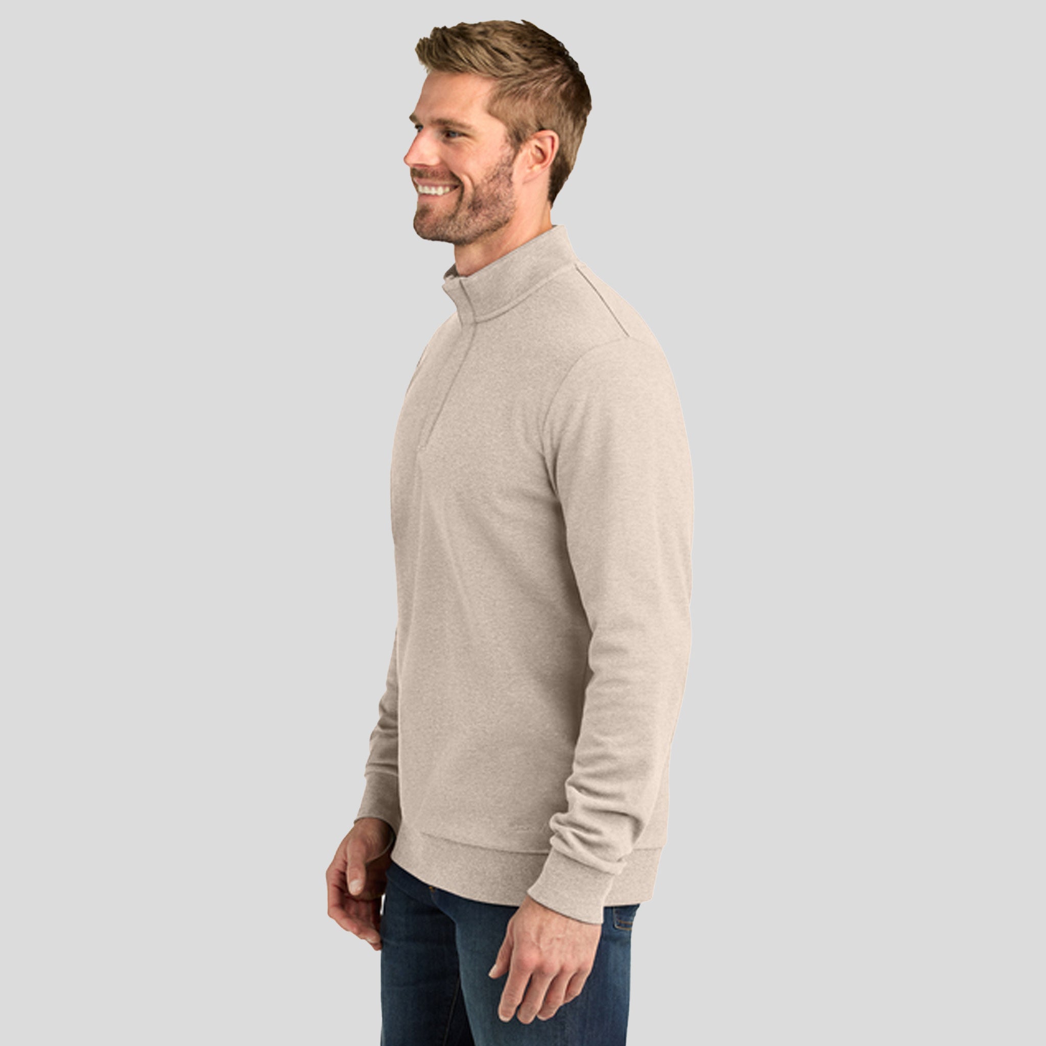 Men's Ocean Villa 1/4-Zip | Natural Heather