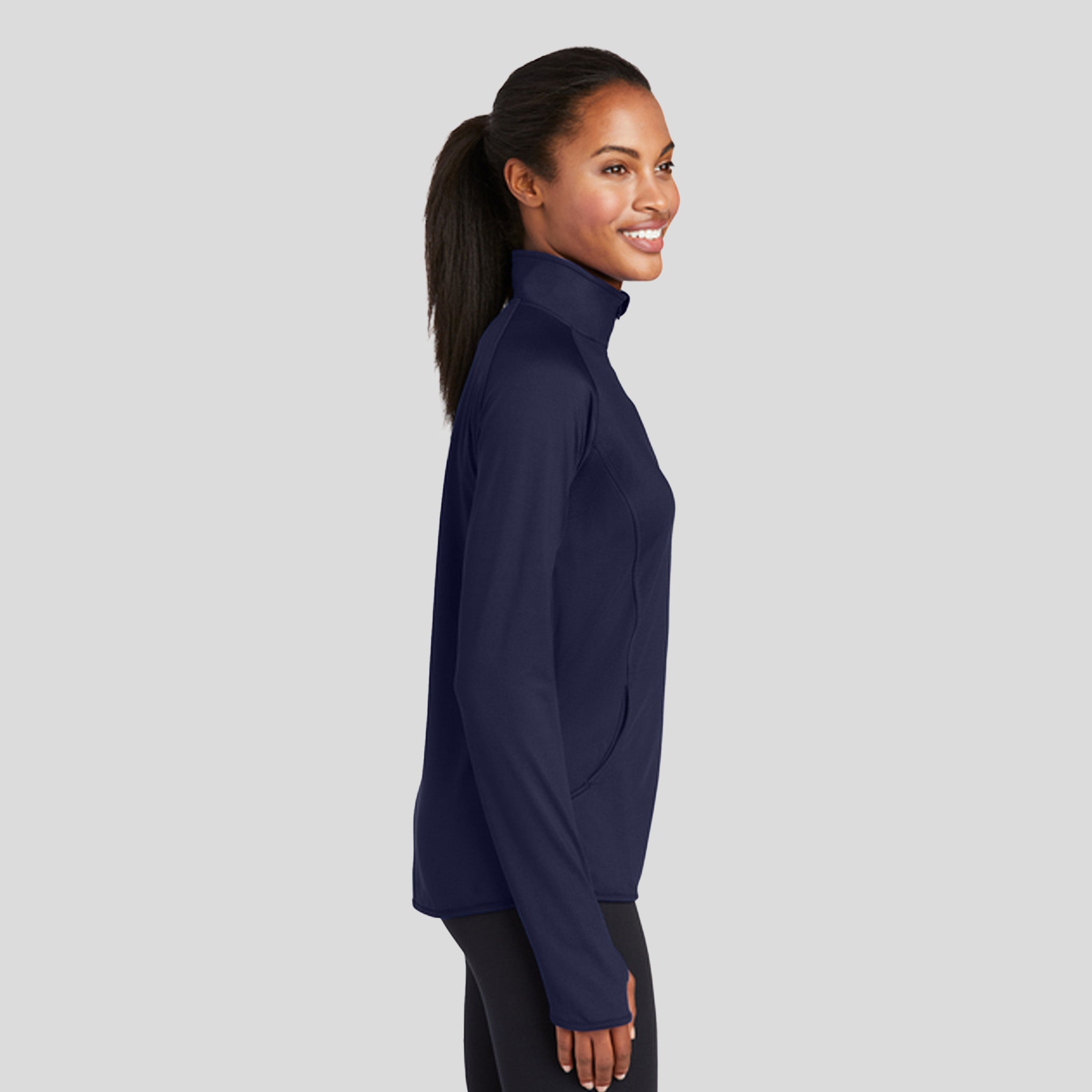 Women's Sport-Wick® Stretch 1/4-Zip Pullover | Navy