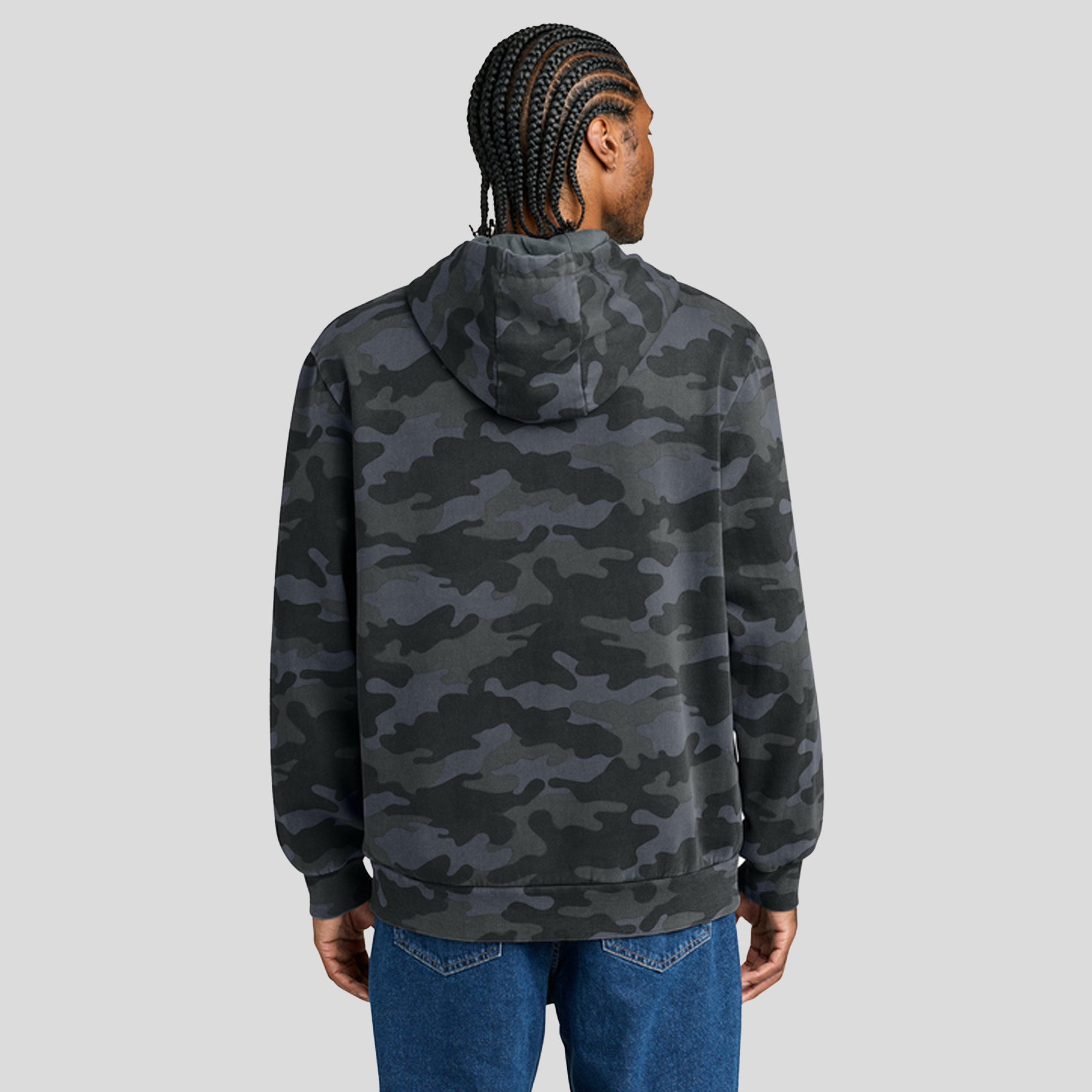 Men's Wash™ Camo Fleece Hoodie | Graphite