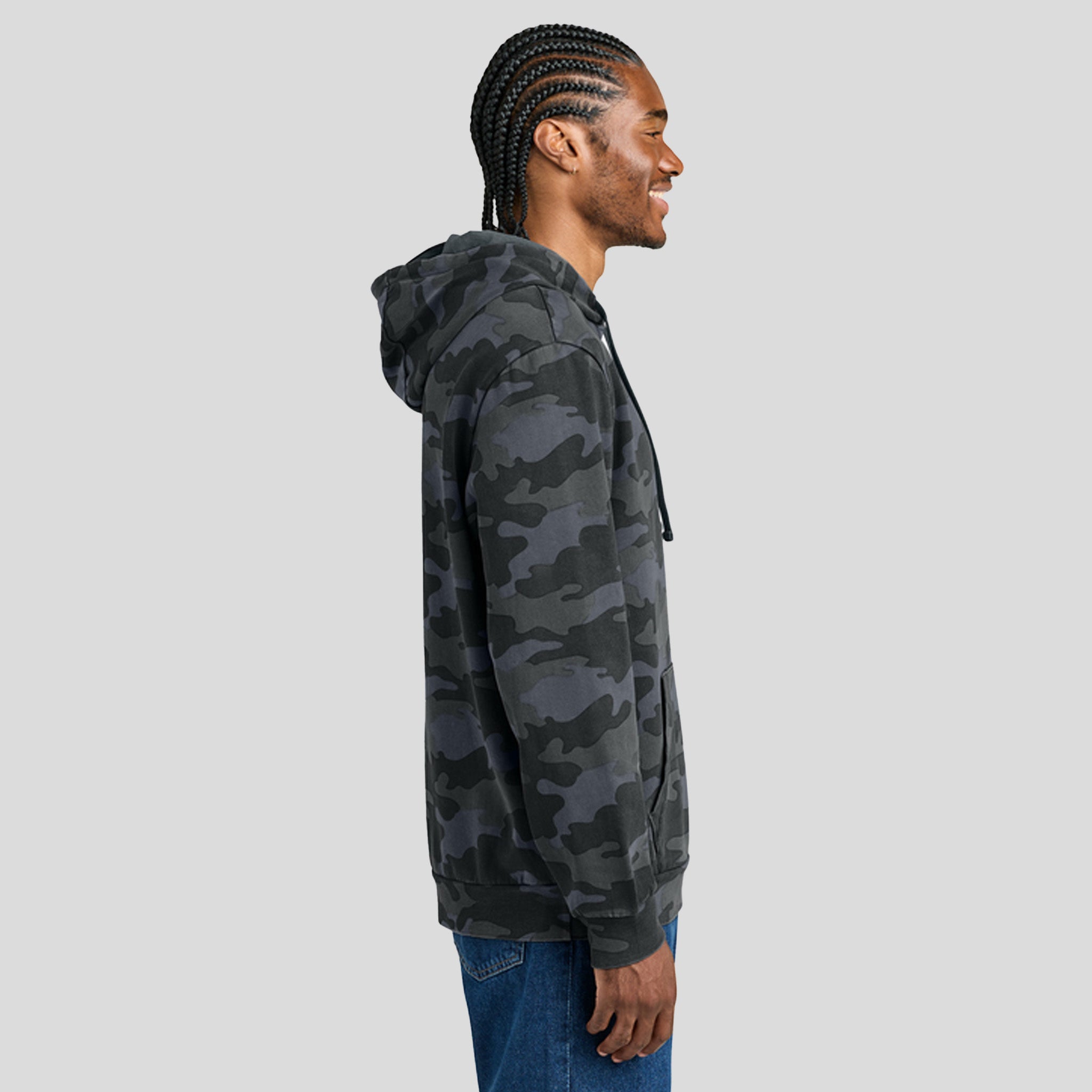 Men's Wash™ Camo Fleece Hoodie | Graphite