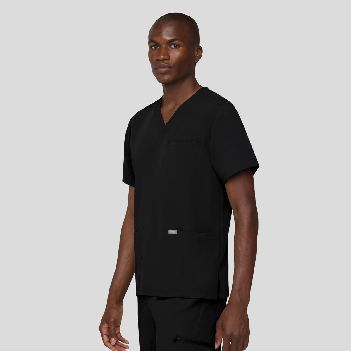 Tempo Men's 3 Pocket V-Neck Top | Black
