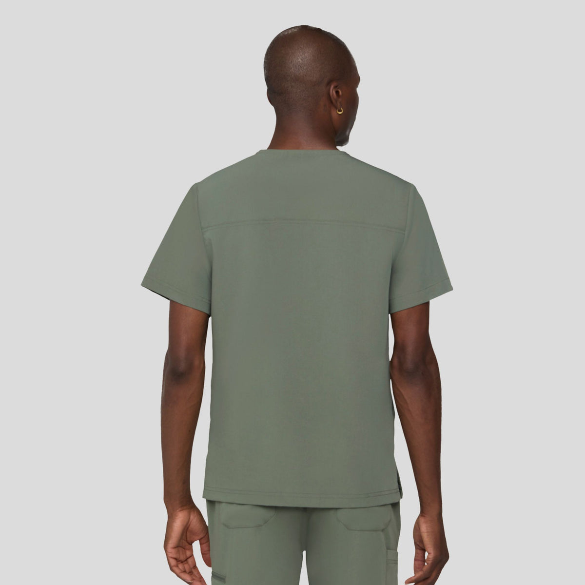 Tempo Men's 3 Pocket V-Neck Top | Olive