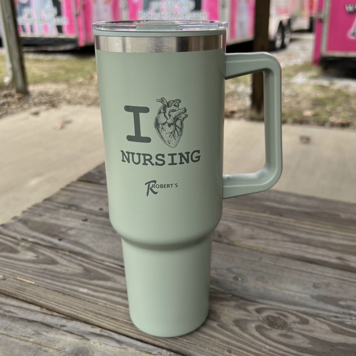 Clock Out Travel Mug | Nursing Sage